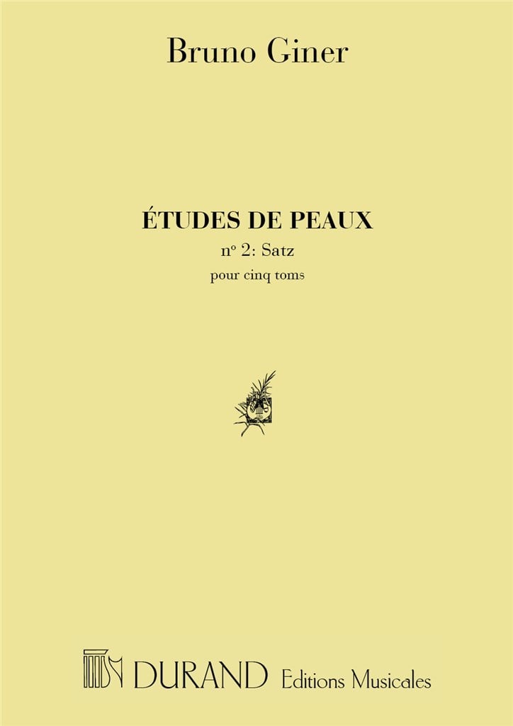 Etudes De Peaux N. 2: Satz, Pour Cinq Toms